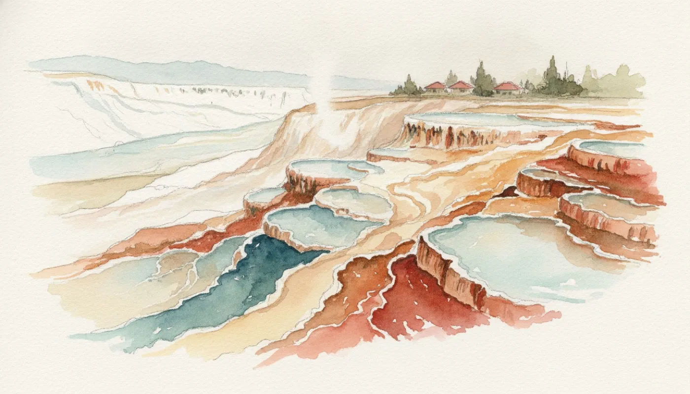 Karahayıt: the red thermal springs